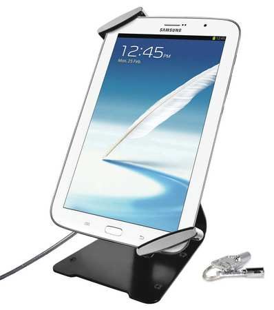 CTA DIGITAL Tabletop Stand, 4 1/2 in H, Black/Silver 45TT93 Carousel 1