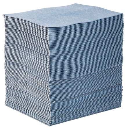 PIG Absorbent Pad, Universal, Light Blue, PK100 30PZ05 Carousel 1