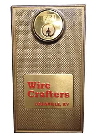 WIRECRAFTERS Sliding Door Lock, Plain, Steel 35W632 Carousel 1