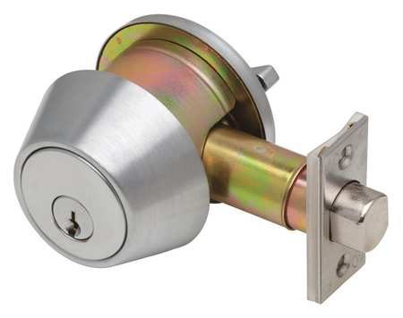 DEXTER Deadbolt Locks, Cylindrical, Grade 1 54FF99 Carousel 1