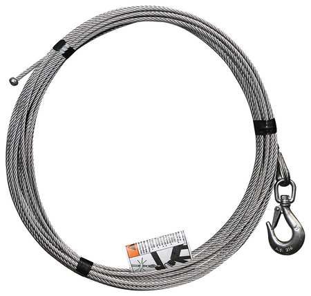 OZ LIFTING PRODUCTS Cable, Stainless Steel, 800 lb. 49P542 Carousel 1