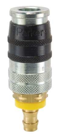 PARKER Quick Connect, Socket, 3/8" Body, 3/8" Barb 30N331 Carousel 1
