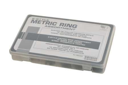GRAINGER APPROVED E-Style Ring Asst, 240 Pcs, 12 Szs 4KGD4 Carousel 1
