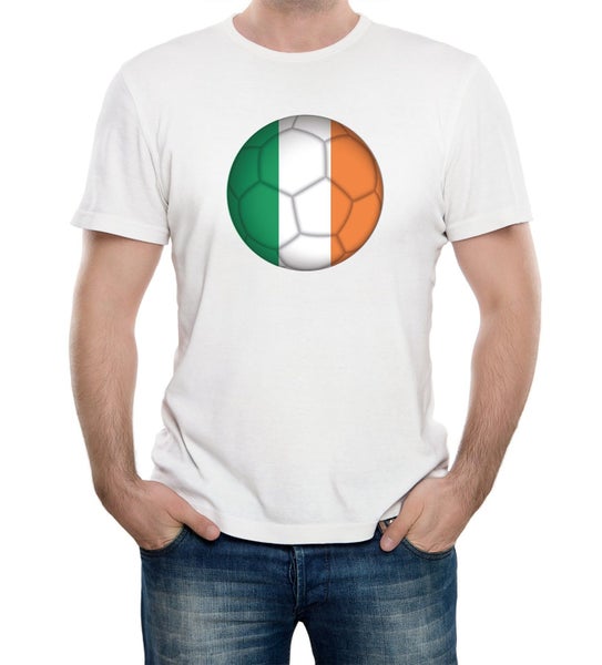 Reality Glitch Republic of Ireland Football Supporter Mens T-Shirt Carousel 1