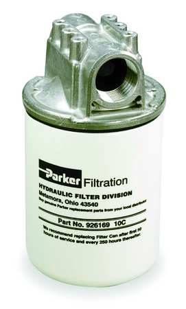 PARKER Hydraulic Filter, 25 Micron, Cellulose 4Z619 Carousel 1