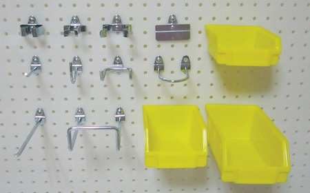 GRAINGER APPROVED Pegboard Hook Assortment Kit 5TPF6 Carousel 1
