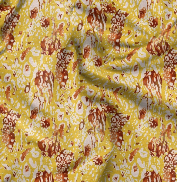Soimoi Geometric Print, Poly Taffeta Fabric, Decor Sewing Fabric by The Yard 56 Carousel 1