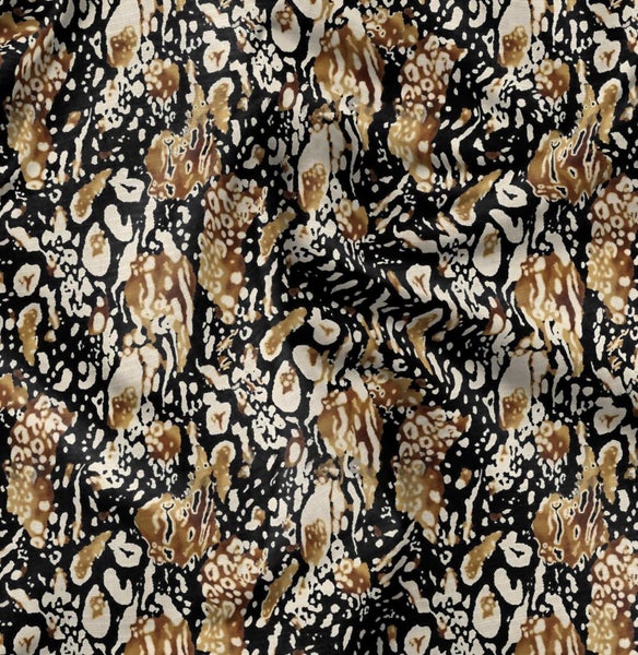 Soimoi Geometric Print, Poly Taffeta Fabric, Decor Sewing Fabric by The Yard 56 Carousel 1