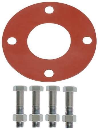 GRAINGER APPROVED Gasket, Full Face, 10 In, 1/8 In Thick, SBR 5WLZ5 Carousel 1