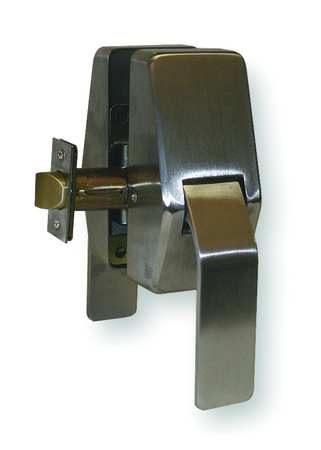 GLYNN-JOHNSON Hosp Lock, 2-3/4" Backset, Stainless Steel 2RXW6 Carousel 1