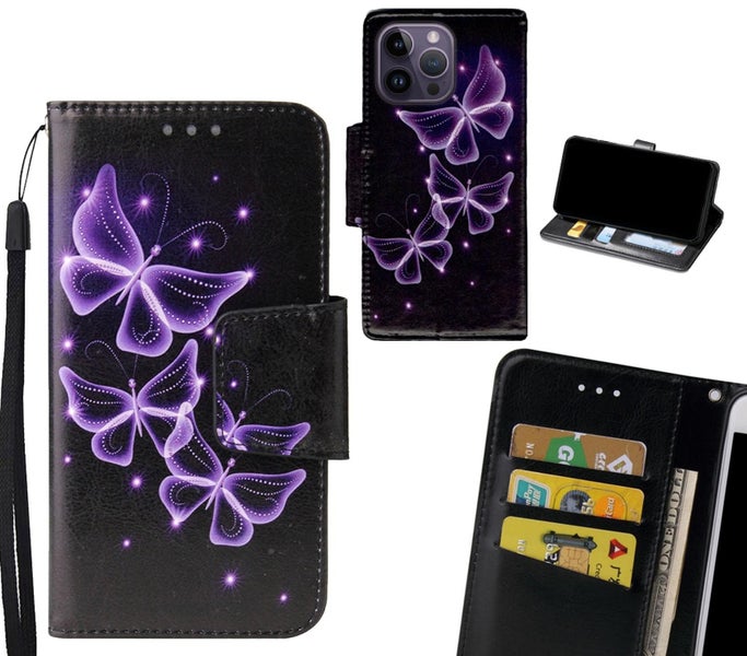 iPhone 14 Pro Max Case wallet fine leather case printed Carousel 1