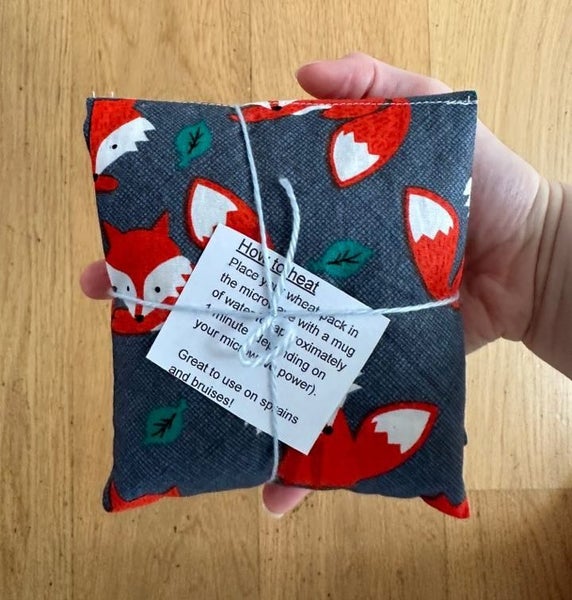 Wheat pack / Wheat Bag - handmade in New Zealand - Foxes Carousel 1