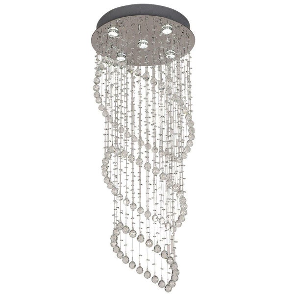 Telbix Savina 12 Crystal Pendant Light Carousel 1