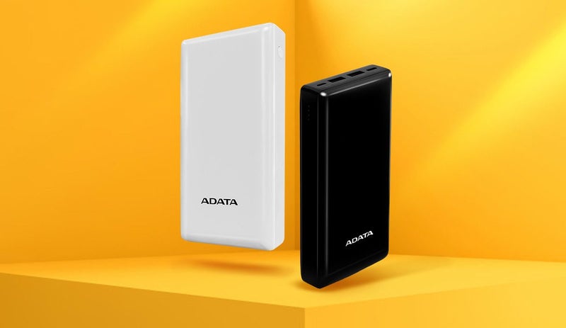 ADATA C20 20000mAh Powerbank - Robust Power for 3-Device Charging Black Carousel 1