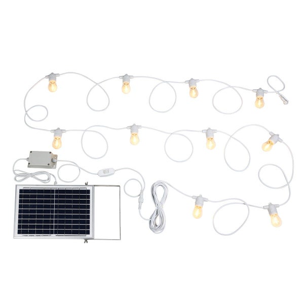 Outdoor Solar Festoon 10LT LED Kit with Fixed String Lights Carousel 2