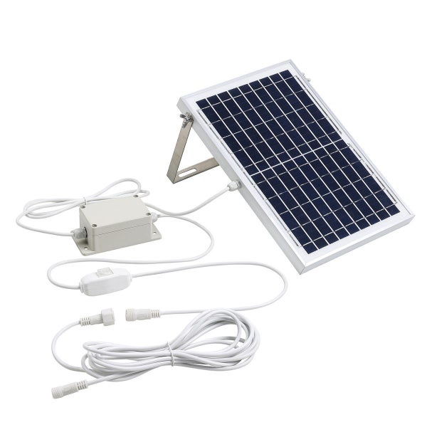 Outdoor Solar Festoon 10LT LED Kit with Fixed String Lights Carousel 6
