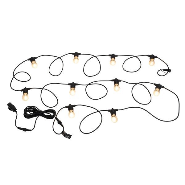Festoon 10LT LED Kit with E27 Globes - Outdoor String Lights Carousel 2