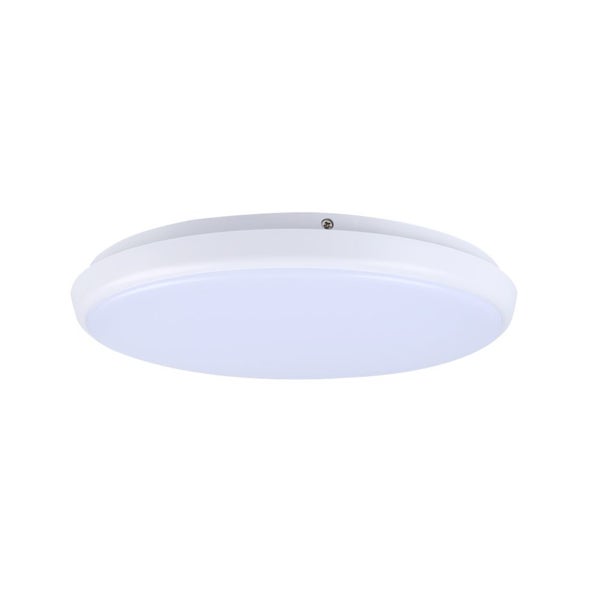 20W Opal LED Oyster Ceiling Light - Tri Colour - 3A Lighting Carousel 1
