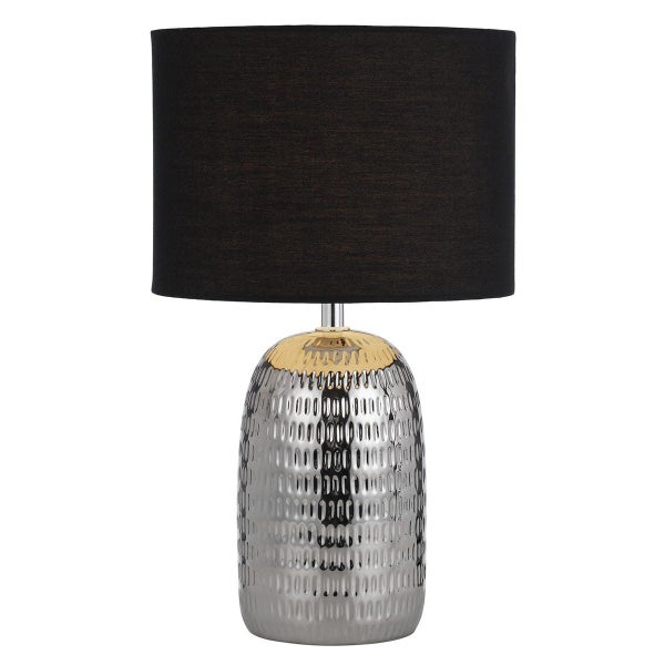 Telbix Lighting Sevia Table Lamp - Silver / Black Carousel 1