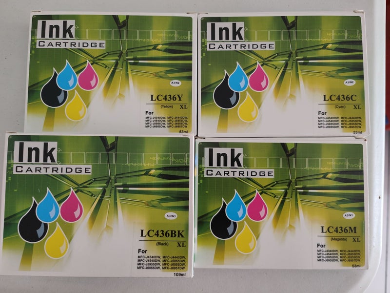 LC436XL Yellow Ink Cartridge for Brother MFCJ4440DW, MFCJ4540DW, MFCJ5855DW Carousel 1