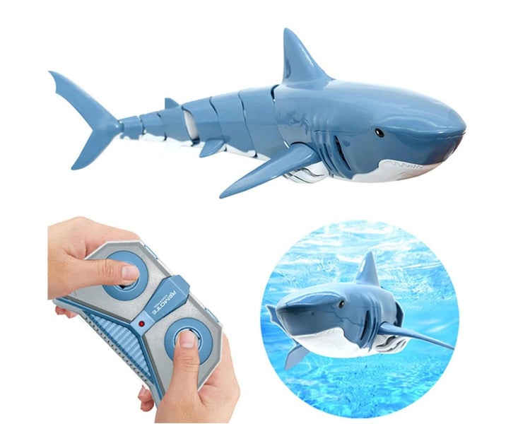 Waterproof Mini Children's RC Simulation Fish Toy Remote Control Shark Carousel 3