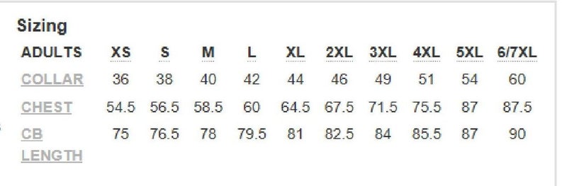 JBs Epaulette Shirt - Mens Long Sleeve - Black, Blue, White - Size 2XS to 7XL Carousel 5