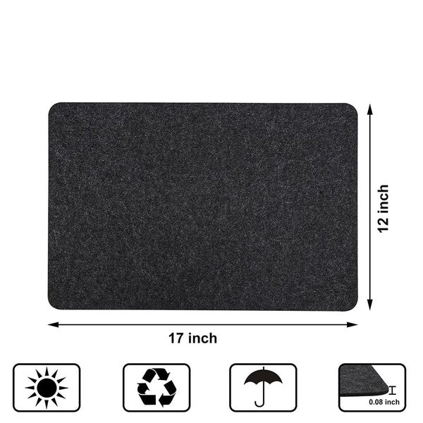 2Pcs Kitchen Heat Resistant Mats Kitchen Countertop Protector Mats for Air Fryer Carousel 2