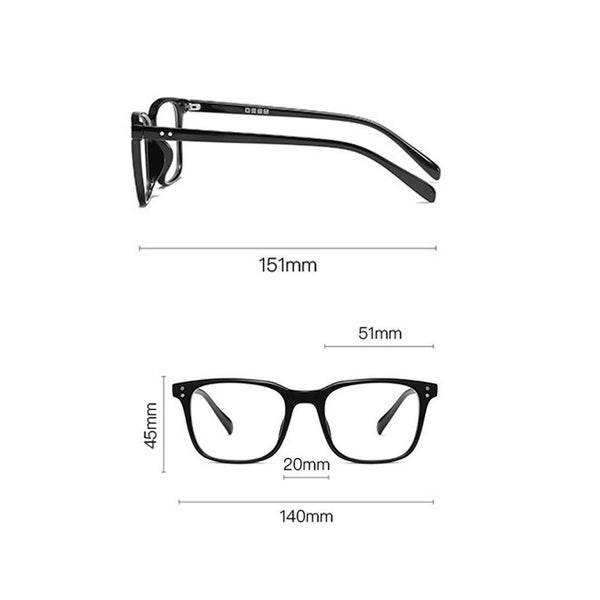 Blue Light Blocking Glasses Women/Men Retro Anti Computer Game Eyewear-Black Carousel 4