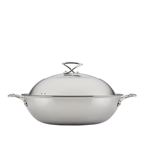 Circulon SteelShield C-Series 36cm Covered Wok Stainless Steel Carousel 1