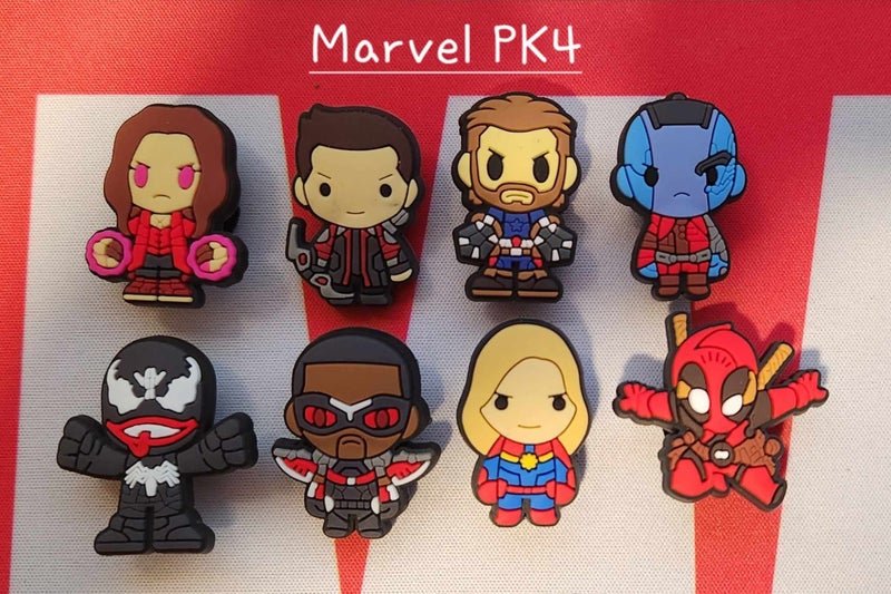 Marvel Superhero Shoe Charms Pack V2 - Free Shipping** Carousel 1