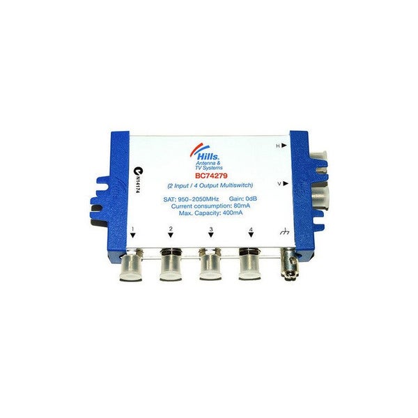 Hills Antenna BC74279H 2 In - 4 Out Multiswitch (Foxtel Approved) Carousel 1