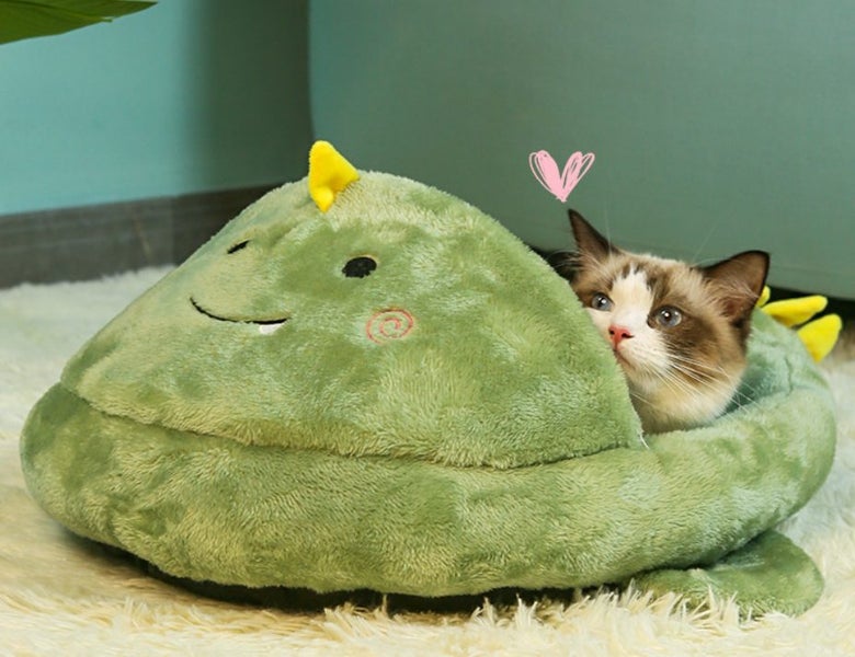 Cat Kitten Warm Sleeping Nest Bed Cave House Carousel 2