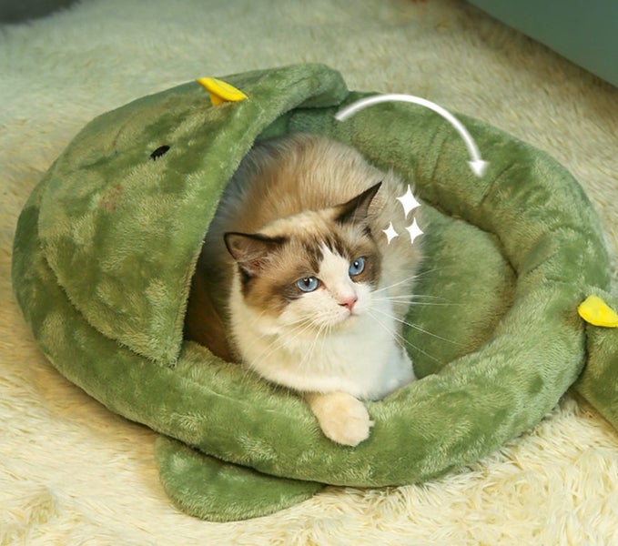 Cat Kitten Warm Sleeping Nest Bed Cave House Carousel 1