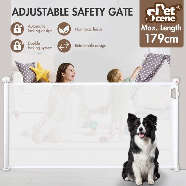 Baby Gate Safety Pet Fence Dog Enclosure Safe Guard Security Guard Retractable Carousel 1