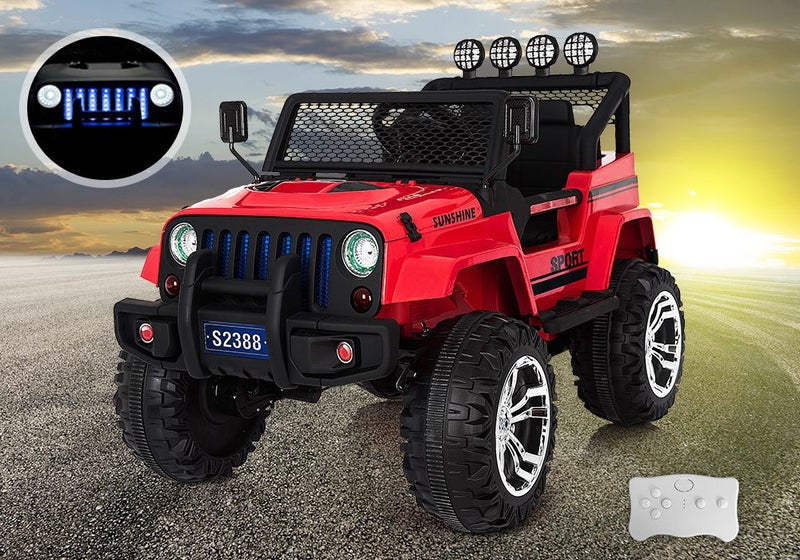Kids Electric Remote Control Ride On Car Jeep Carousel 1