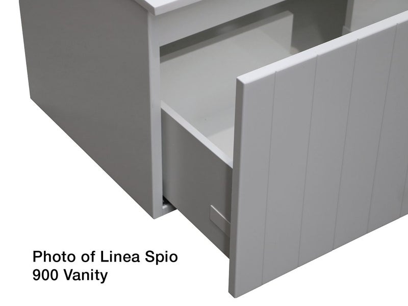 Linea Spio 1500 2 Drawer Vanity Double Basin in White *1 Only* Was $4299 Carousel 2