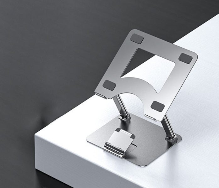 Laptop Stand Ergonomic Aluminum Portable Adjustable Height Laptop Holder Carousel 1