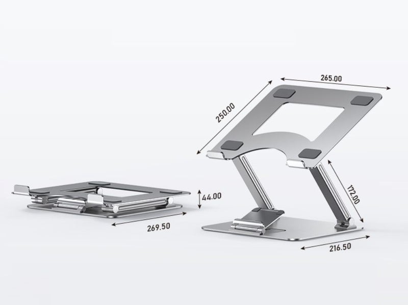Laptop Stand Ergonomic Aluminum Portable Adjustable Height Laptop Holder Carousel 5