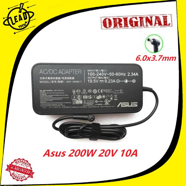ORIGINAL Asus 200W 20V 10A 6.0x3.7mm Power Adapter Carousel 1