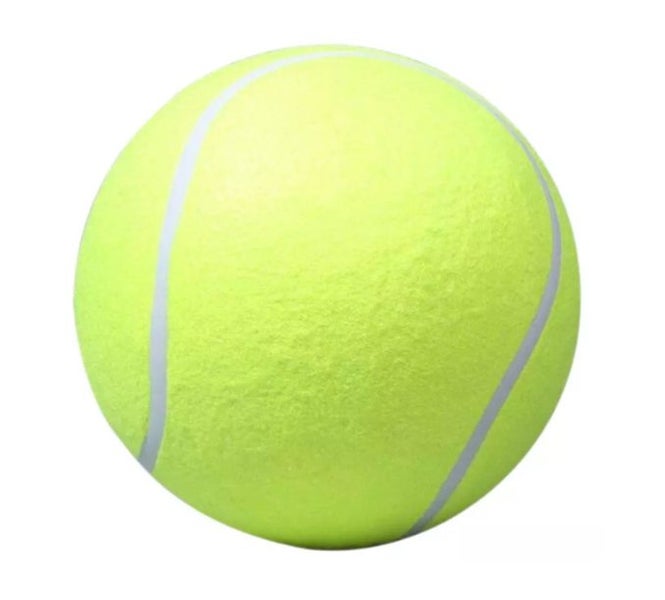 Giant Tennis Ball 24cm Big Outdoor Beach Sports Inflatable Pet Play Dog Toy Carousel 2