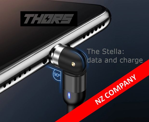 Magnetic Data/Charging Cable. The Stella 1m Red Micro USB. Magnetic cable Carousel 1