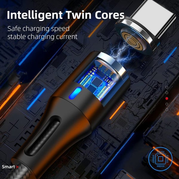 1 m LED Flashing Magnetic Cable. !Micro USB Carousel 15