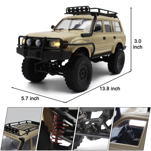 Remote Control Truck for LC80 Model 4WD SUV RC Rock Crawler Off Road Vehicle Car Carousel 6