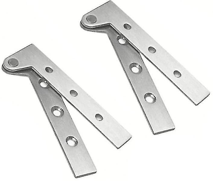 2 Stainless Steel Hidden Door Pivot Hinge 360 Degree Rotation Carousel 1