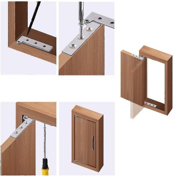 2 Stainless Steel Hidden Door Pivot Hinge 360 Degree Rotation Carousel 2