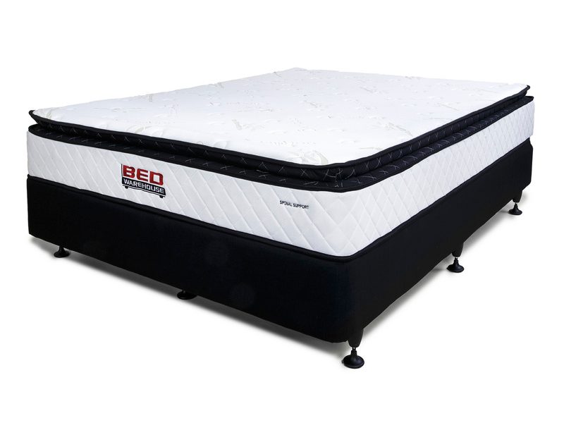 Bed Warehouse Spinal Support Queen Mattress + Base629306938078741127