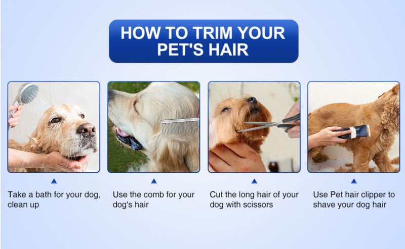 Electric Pet Clipper Pet Hair Clipper Dog Cat Hair Remover Pet Grooming Clippers Carousel 2