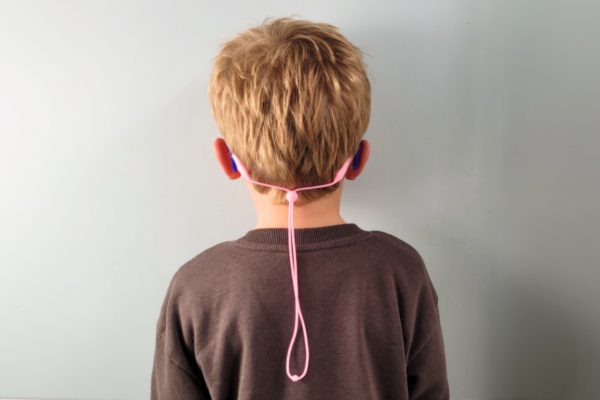 Glasses Accessories - Adjustable Silicone Head Strap (Baby Pink) Carousel 3