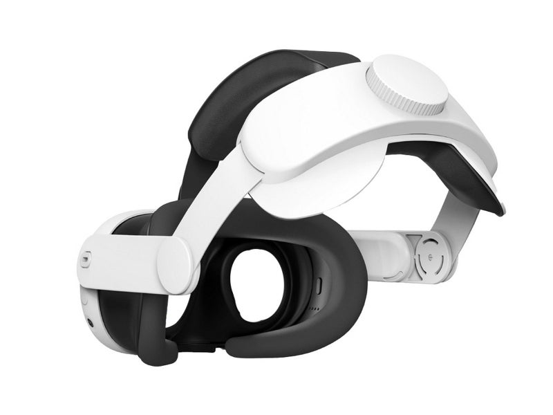 Adjustable Head Strap VR Accessories Compatible with Meta Quest 3 - White Carousel 2