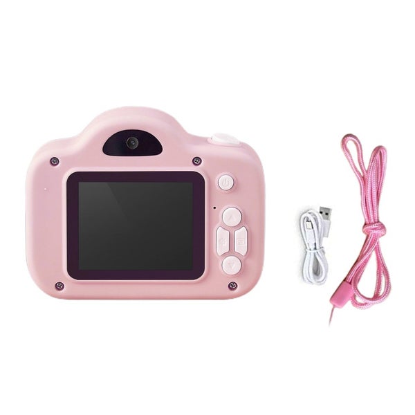 Toy Kids Dual Camera HD Action Camera Digital Camera with Video Recorder-Pink Carousel 1